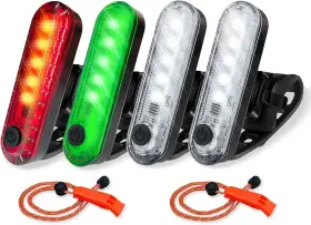 Ls-13bl Branded 4pack Waterproof Battery Powered Marine Boat Navigation Lights For Kayak