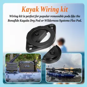 Buqp-2187 Bu-auto Through Hull Wiring Kit For Boat Kayaks Hobie Thru-hull Pair Ems-1001 #3