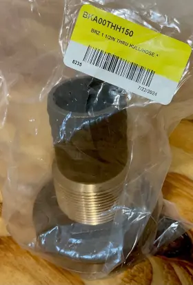 00thh150 Buck Algonquin Thru Hull Bronze 1-1/2 Inch Hose End Part Number Thh150