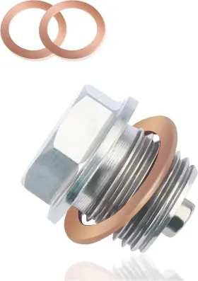 Carleef-m16 Carleef 1.5 Sai-2208 M16x1.5 Magnetic Oil Drain Plug With 3pcs Gasket Automotive