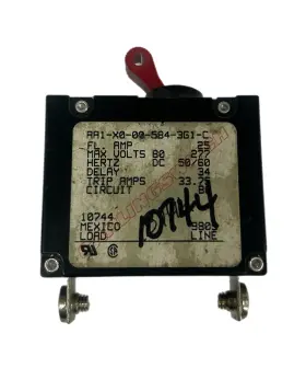 Aa1-x0-00-584-3g1-c Carlingswitch 25a 80/277v Circuit Breaker