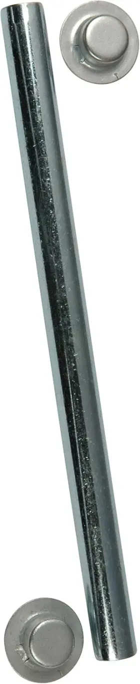 10700-a Ce Smith Trailer 10700a Roller Shaft With Cap Nuts 1/2 Inch X 5 1/4 Silver