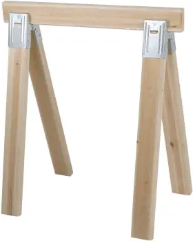 72994 Century Drill & Tool And 2x4 Sawhorse Brackets Set Of 4 Silver #3