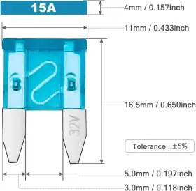 Holder-qdq-atm-16awg-5p Chanzon Ul Wire 5pcs 16awg Add-a-circuit Fuse Tap Adapter Atm/mini B #2