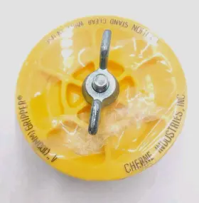Hdwf0198 Cherne Industries Marine 4 Inch 100mm Gripper Yellow Mechanical Plug End Of Pipe