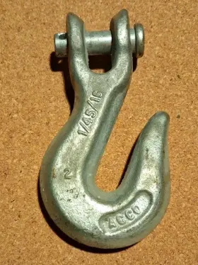 237109 Chicago Hardware Vtg Acco American Chain And Cable Company G7 Hook 1/4 5/16