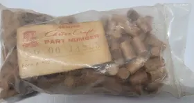 14235 Chris Craft Vintage Boat Parts Nos Teakwood Bungs Sealed Bag
