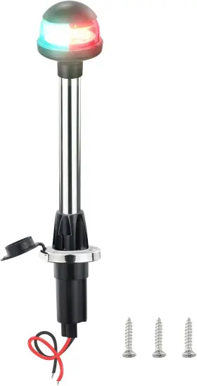E011562-d12bemx Clgmarine Boat Navigation Lights Bow For Boats Red And Green Bi-color
