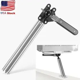 T10-355 Cty-auto All-angle Adjustable Fish Rod Holder Grill Mount Mounted For Magma 9x12 Inch
