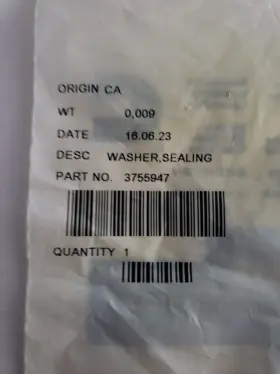 3755947 Cummins Genuine Oem Sealing Washer New #2