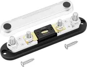 Anlf1-400a Daiertek Bb300-anl 400 Amp Anl Fuse Holder Kit M10 Stud Terminals Max 750a For Car 400a