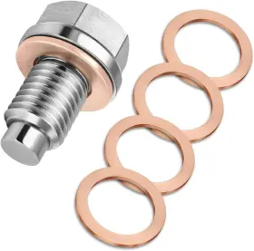 Damm-1415 Damwot M14x1.5 Magnetic Oil Drain Plug Stainless Steel M14 1.5