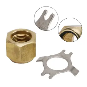 11-8m0056234 Darupsun P003-a049 Propeller Nut With Locking Plate Fit For Mercury Mercruiser