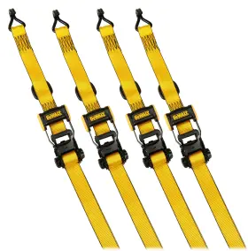 Dxbc33004 Dewalt Ratcheting Tie-down Straps - 4 Pack