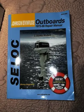 18-01302 Dometic Seloc Marine Manual Johnson/evinrude 1973-89 Outboard 1-2 Cyl Book Mint