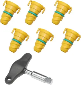 H303-150 Dptool Oil Drain Plug 7 Pack Compatible With Ford F150 Mustang Bronco Standard Style