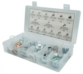 Dsnaduo 799408476769 15 Types Oil Drain Plug With Inset Assortment 36sets