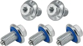M12-1.75 Dsnaduo 90948 5 Pcs Magnetic Oil Drain Plug 15mm Hex Head T45 Torx Compatible M12-1.75 Dsnaduo 90948 5 Pcs Magnetic Oil Drain Plug 15mm Hex Head T45 Torx Compatible