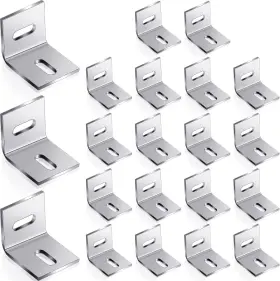 Dunzy-tb1x1-hd Dunzy 18 Pcs 1x1 Inch Heavy Duty Wood Table Top 1 Sliver