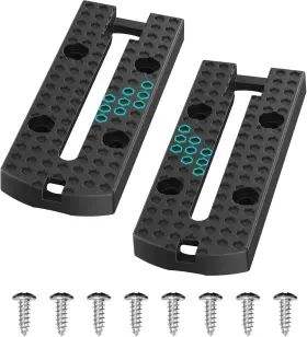 Aventik240305 Edsrdplt 4 Inch 2 Pack Kayak Track Textured Grip Surface Multi-size 4inch 2pcs Black