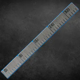 Rfr36-08 Eva Foam 36 Inch Fish Ruler For Boats Dark Grey Over Blue - Lasered