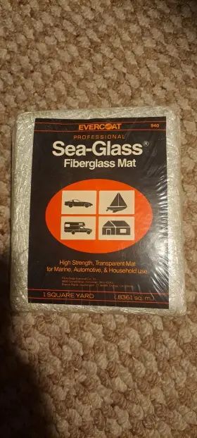 Evercoat 023289009328 Sea-glass Fiberglass Mat Professional 1 Square Yard 940 Marine/ Auto