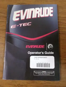 215766 Evinrude Oem Outboard Operators Guide 75/90hp Pl Px Sl Pn