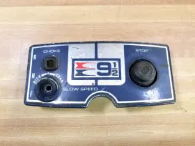 315792 Evinrude Sportwin 9.5 Hp Control Panel Faceplate Applique