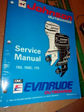 500611 Evinrude New Johnson / Outboard Service Manual For 150 150c 175