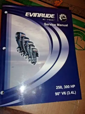 5007533 Evinrude 2008 E-tec Outboards Service Manual For 250/300 Hp 90 V6