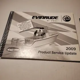 5007979 Evinrude Outboards E-tec 2009 Product Service Update Booklet