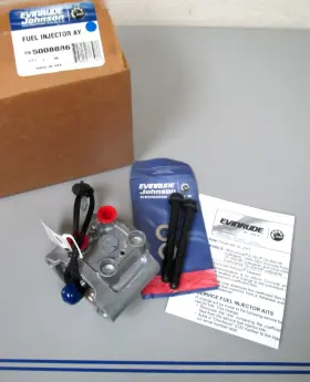 5008886 Evinrude 5008877 New Oem 0720 Omc Johnson Etec Fuel Injector Assembly