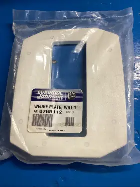 0765112 Evinrude 765112 New Johnson Wedge Plate White