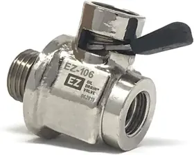 14mm-1.5 Ez Oil Drain Valve Ez-106rh Ez-106 With Removable Hose End Combo #2