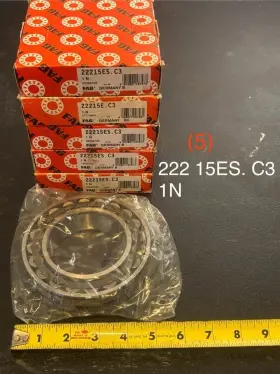 22215es.c3 Fag Spherical Roller Bearing 75x130x31mm Self-aligning Double Row Nos
