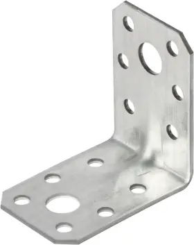 Mw172-t50 Fanmao 50 Pcs 2x2x1-3/8 Inch Steel L Right Angle Bracket Silver