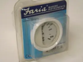 13188 Faria Beede 2 Inch Dress White Trim Gauge Yamaha Thru 1996 #3