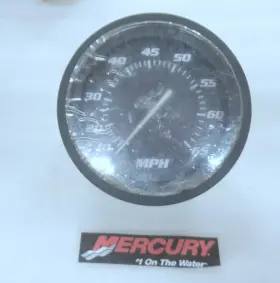 57411 Faria E2a Mercury/faria Speedometer Gauge 65mph Oem New Factory Boat Parts