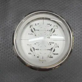 Gfc019a Faria Marine Multifunction Fuel Oil Temp Voltage Multi Gauge