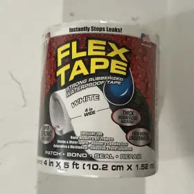 Flex Tape 852808007183 White 4 Inch X 5ft Waterproof