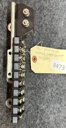 F438493 Force 1987 85hp Terminal Block With Bracket Pn# #3