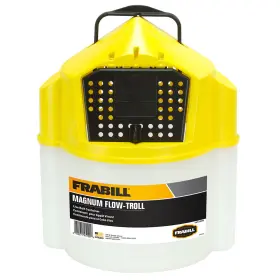 451200 Frabill Magnum Flow Troll Bucket 10 Quart Weighted And Hydrodynamic