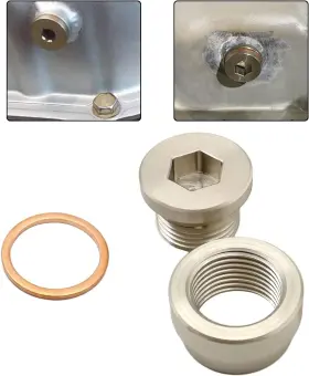 12125st Fzjdsd 12mm Kit Steel Bung And Plug Washer Transmission Sump Dra Inch