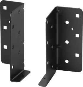 Mw49-b-t4 Gbgs 2 Pairs Black Split Joist Hanger For X 6 Beam Post 16 2x6