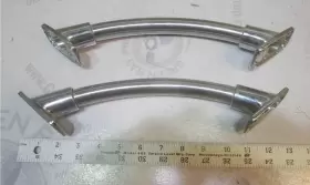 Gb597418119 Gbp Boat Stainless Steel Curved Grab Handle Bar Rail Railing Set 9 3/4 Inch