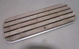 Gbp002011 Gbp Floor Deck Ski Hatch Hinged Cover Teak Aluminum Frame 37 1/4 Inch X 13 1/2 #2