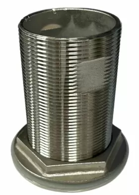 70006-2 Gemlux Stainless Steel 2 Inch Thru Hull Connector #3