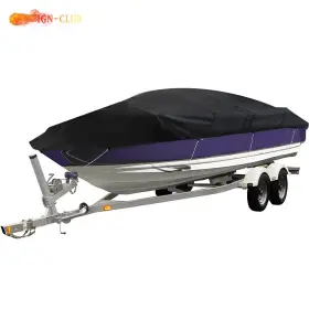 Icc1828479 Genrics 18ft Jon Boat Cover 210d Heavy Duty Trailerable Beam Width Up To 75in 550 190cm