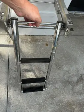 L6t43200c Gg Schmitt & Sons G.g. And Under Mount Stainless Steel Telescoping Ladder #3