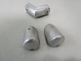Gbp000534 Glastron Vintage 1970s Carlson Cvz-19 Boat Transom And Front End Corner Caps #3